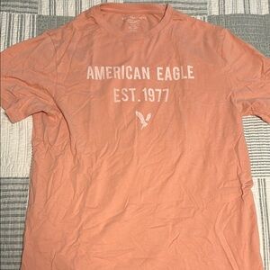 American Eagle Outfitters Orange Short Sleeve Tee